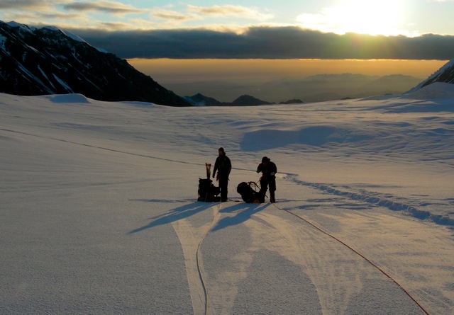 Early morning start on Denali