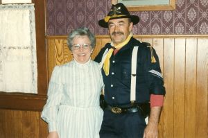 My mom and dad at the Hang Fire Ball