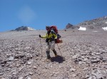 Descending the Normal Route on Aconcagua