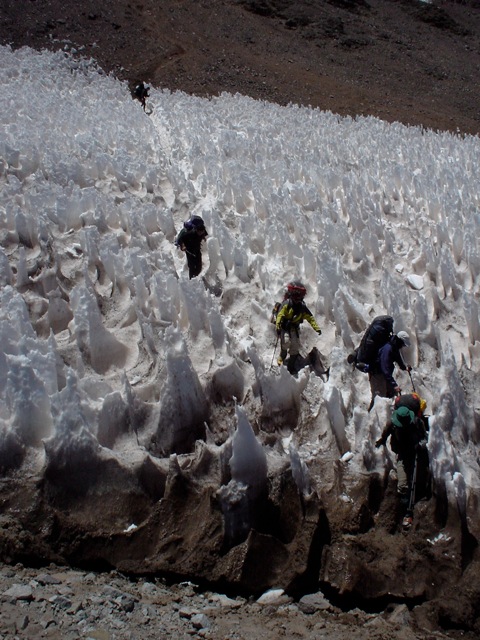 Descending Pentitentes