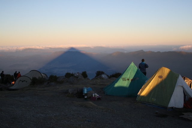 Santa Maria Shadow at Sunset