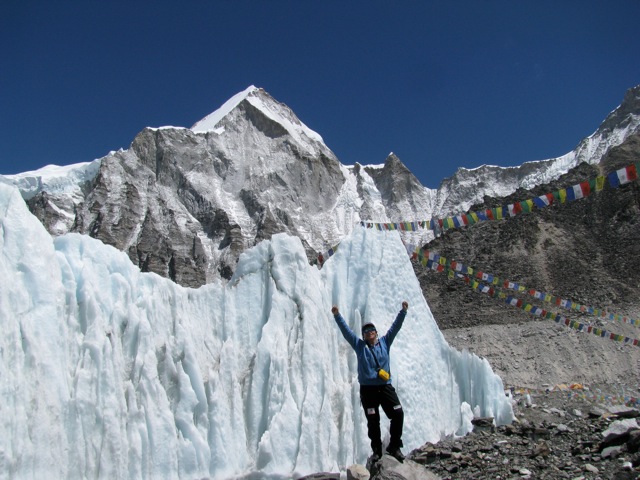 Celebrating in the Icefall