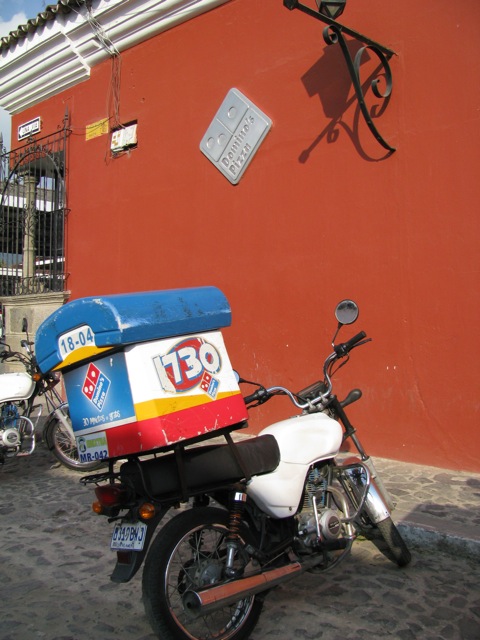 Pizza Delivery Motorcycle
