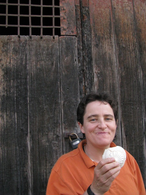 TA enjoying a meringue