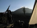 Volcano Pacaya from our Tent