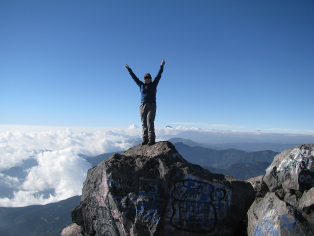 TA on the Summit of Santa Maria