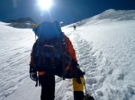 TA climbs the Lhotse Face towards Camp Three