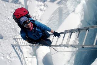 TA on Khumbu Ladder