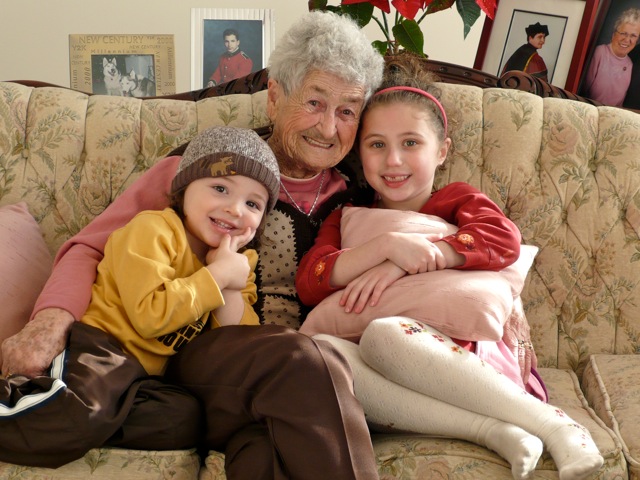 Xander, Rayne, and Oma