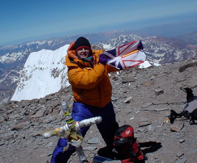 TA on the Summit of Aconcagua